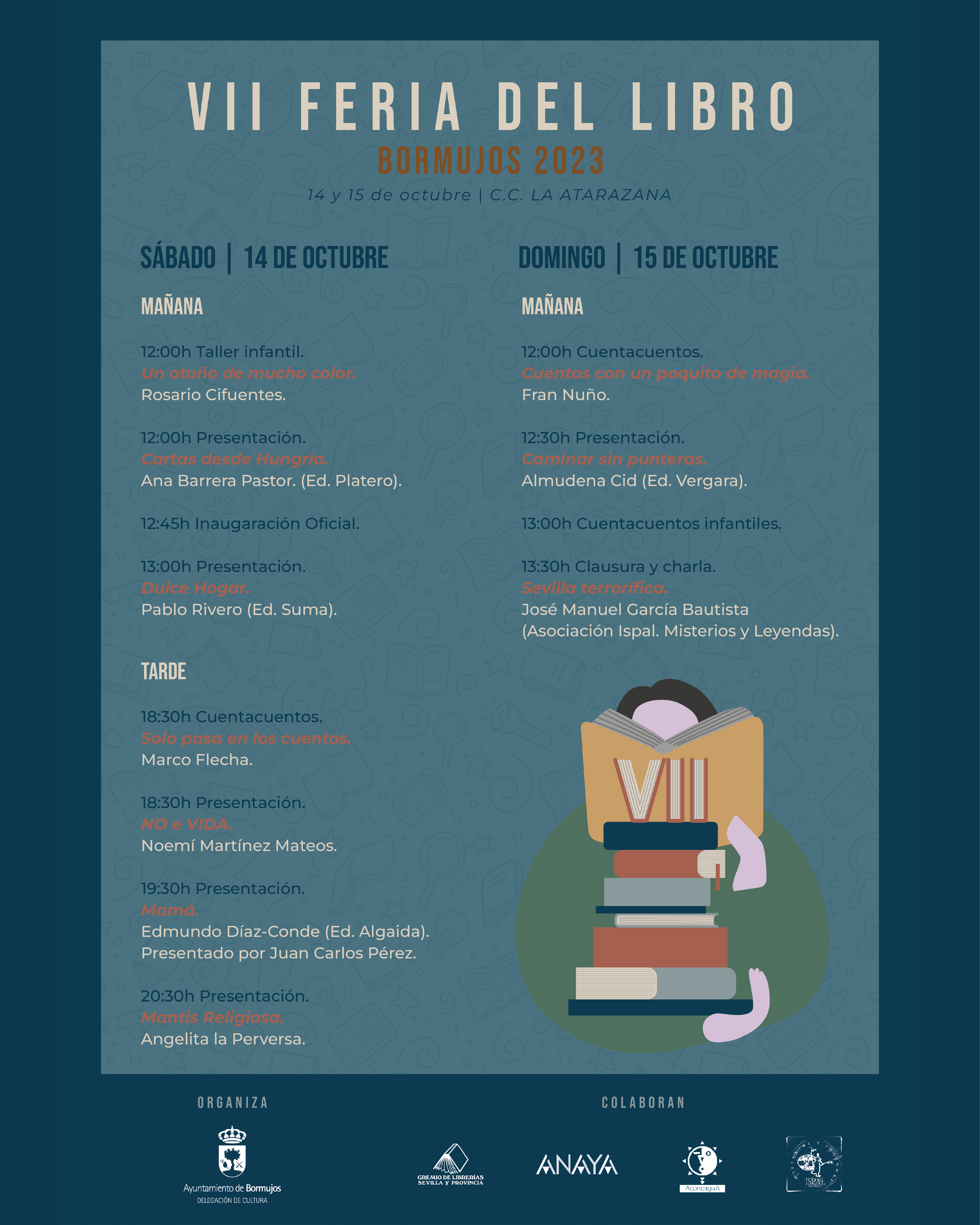 VII Feria del Libro Bormujos 2023 RRSS Programación